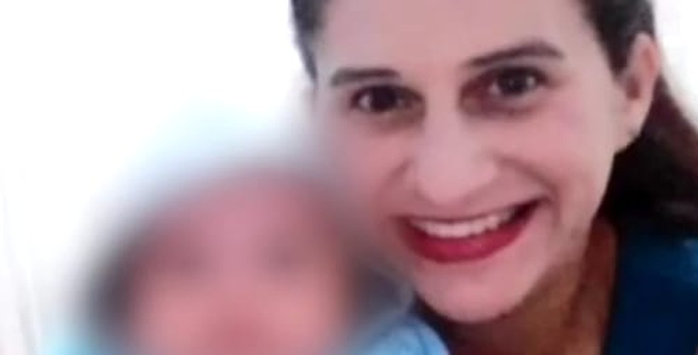 Mãe e bebê foram encontrados mortos em Rio dos Cedros, SC, e ex-companheiro é suspeito — Foto: NSC TV/Reproduçao