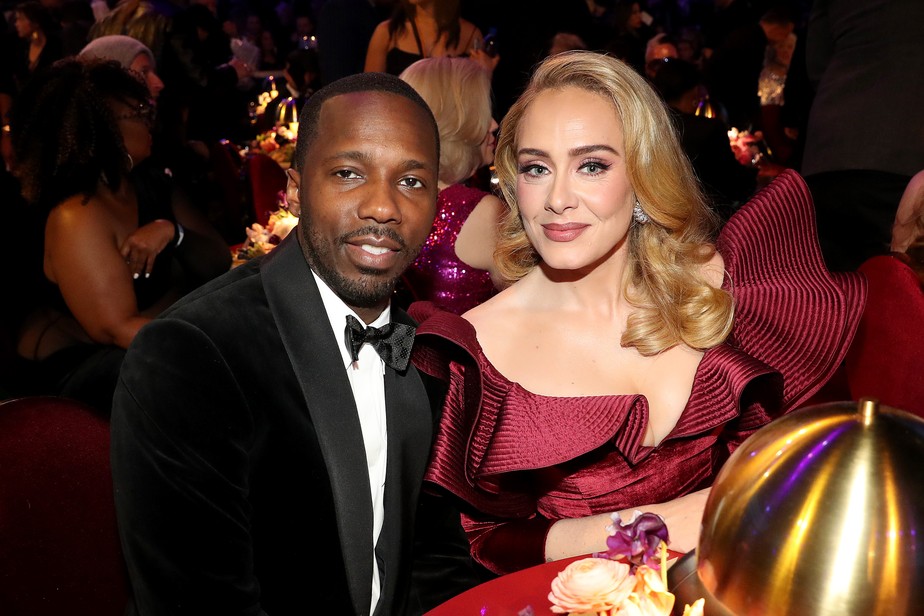 Adele e Rich apareceram juntos no Grammy Awards 2023