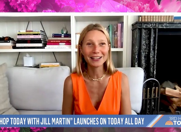 A atriz Gwyneth Paltrow deu entrevista a Jill Martin (Foto: Reprodução/Today)
