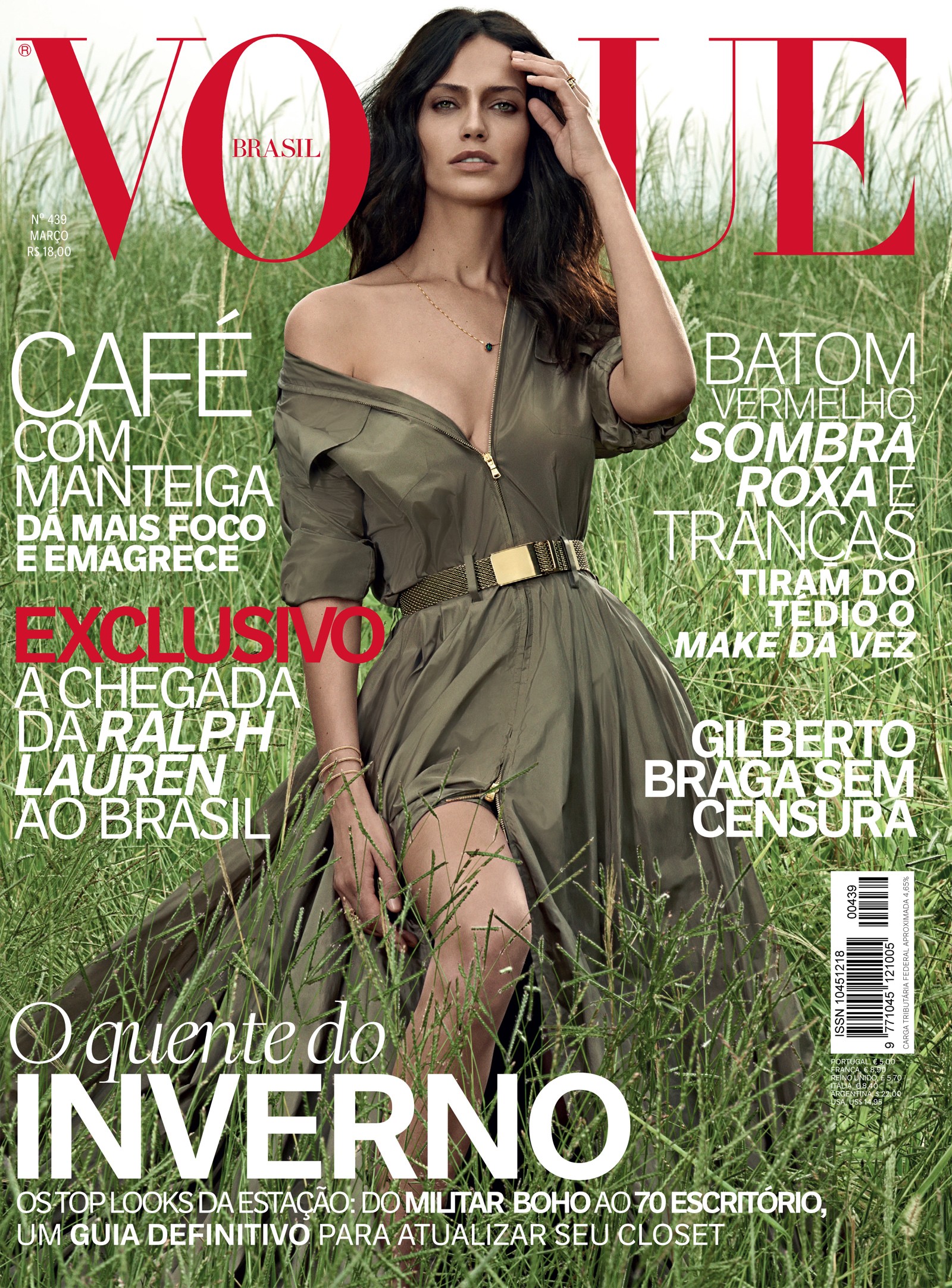 Amanda Wellsh é a protagonista da capa da edição de março de Vogue news