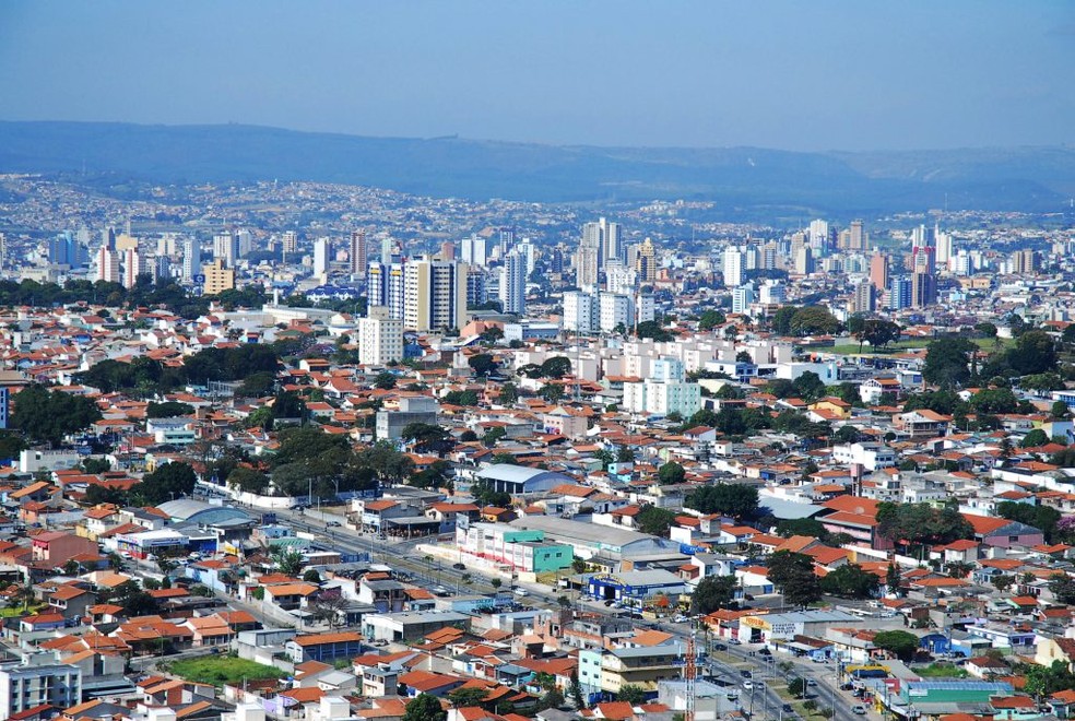 Vista da cidade de Sorocaba (SP) — Foto: Divulgação/Prefeitura de Sorocaba