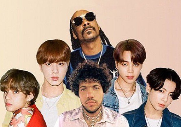 Benny Blanco lança parceira com BTS e Snoop Dogg (Foto: Reprodução/Twitter)