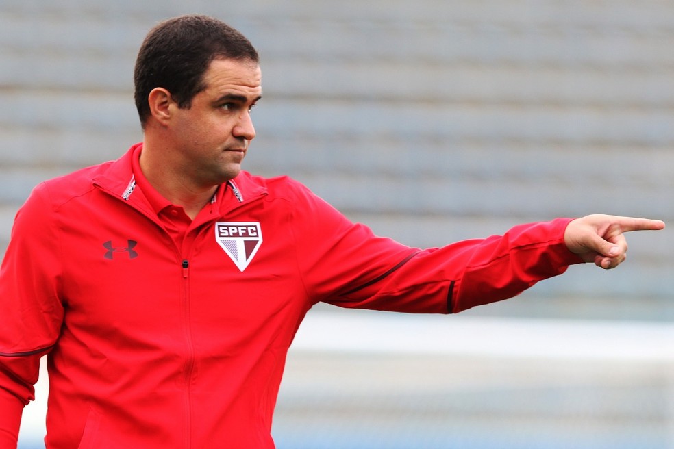 São Paulo pensa em aproveitar André Jardine como auxiliar no profissional (Foto: Igor Amorim/saopaulofc.net)