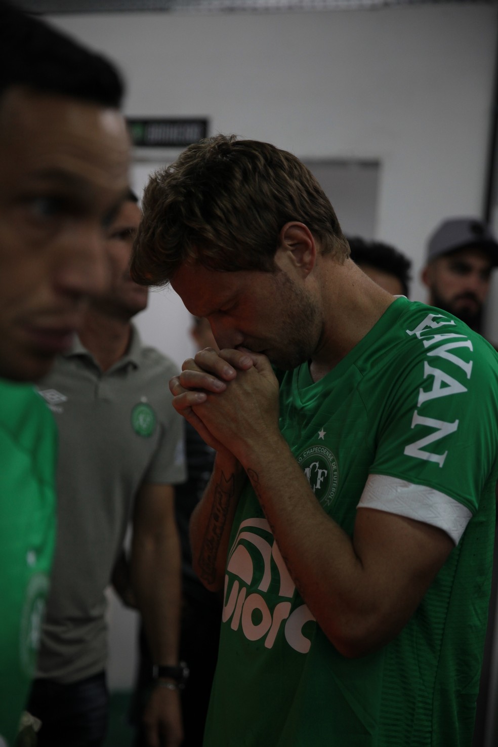 Rafael Pereira participou da reserva da campanha da Chapecoense na permanência na Série A — Foto: Sirli Freitas/Chapecoense