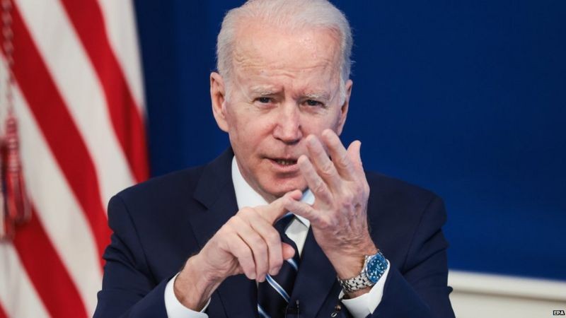 Joe Biden, presidente dos Estados Unidos (Foto: EPA via BBC News)