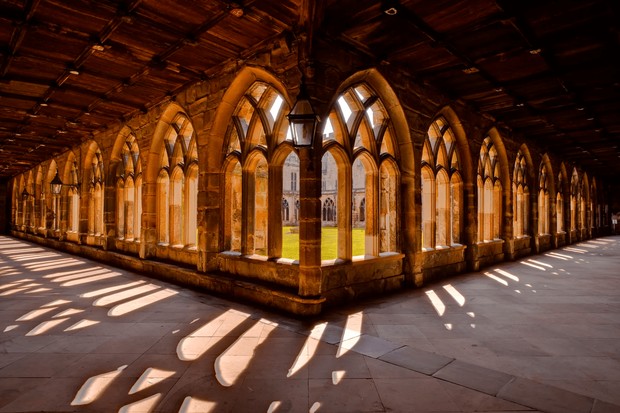 Catedral De Gloucester Interior E Lugar Antigos Do Filme De Harry