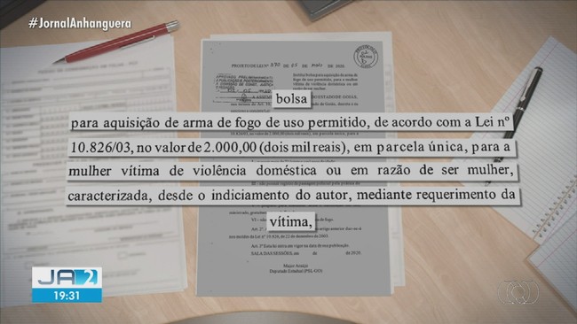 Deputados aprovam 'bolsa-arma' para mulheres vtimas de violncia em Gois