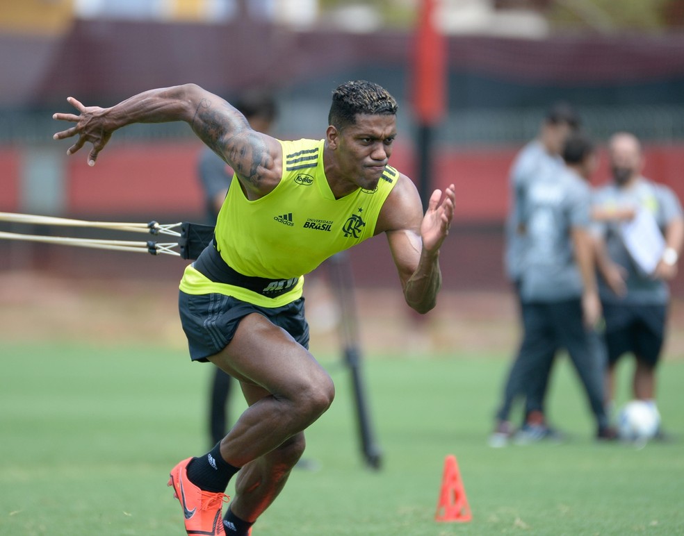 Berr&iacute;o continua no Flamengo neste in&iacute;cio de temporada &mdash; Foto: Alexandre Vidal / Flamengo