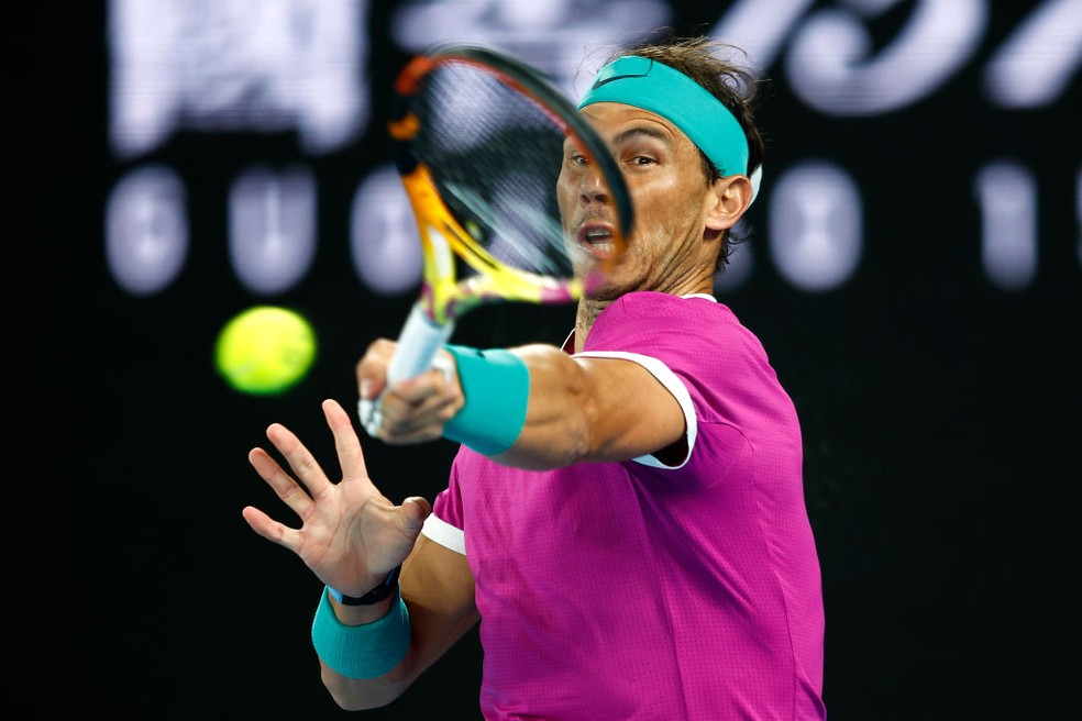 Rafael Nadal está nas oitavas no Australian Open — Foto: Getty Images