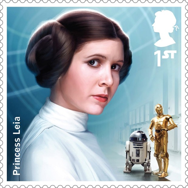 Selo 'Star Wars' (Foto: Divulgação/Royal Mail) Selo 'Star Wars' (Foto: Divulgação/Royal Mail)