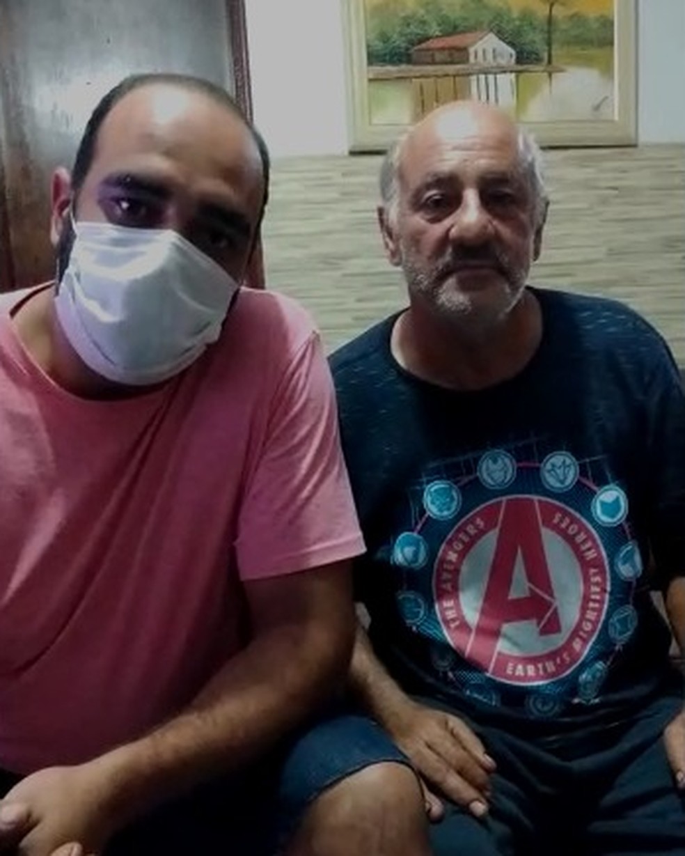 Homem que se feriu durante explosão de cilindro de gás, em ferro-velho de Capão Bonito (SP), comenta: "foi um acidente" — Foto: Paulo Vieira/Arquivo Pessoal