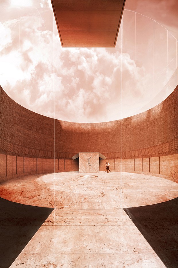A rendering of the new Musée Yves Saint Laurent, Marrakesh, opening in 2017 (Foto: Studio KO)