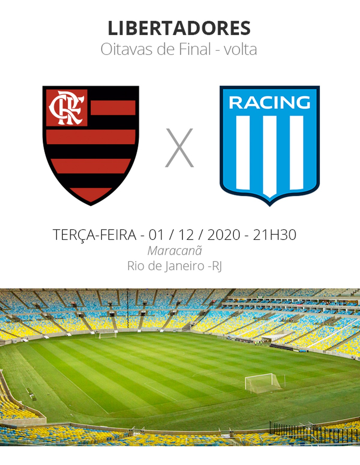 Racing 1 x 1 Flamengo: como foi o jogo da Libertadores