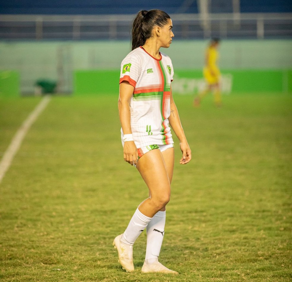 Jaqueline, vice-artilheira do futebol feminino no Brasil em 2022 com 22 gols marcados — Foto: Arquivo Pessoal