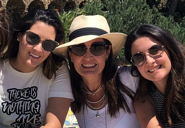 Beatriz Bonemer, Fátima Bernardes e Laura Bonemer (Foto: Reprodução/Instagram)