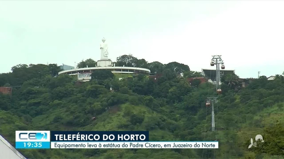 Telef rico Do Horto De Juazeiro Do Norte Inaugurado Equipamento Teve 