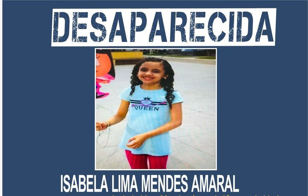 Menina está desaparecida no Pará desde o assassinato da mãe— Foto: Polícia Civil/Divulgação 
