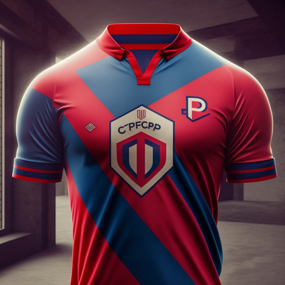 Cerro Porte&ntilde;o: vers&atilde;o futurista da camisa criada por intelig&ecirc;ncia artificial &mdash; Foto: ge