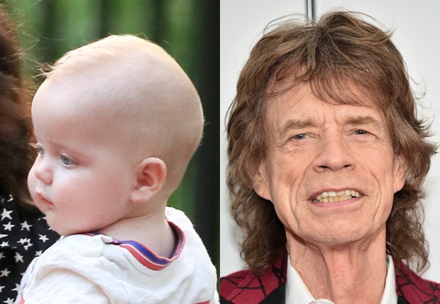 Deveraux Jagger, caçula de Mick Jagger (Foto: Grosby Group e Getty Images)