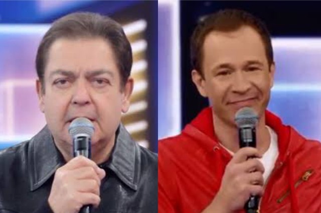 Faustão e Tiago Leifert (Foto: TV Globo)