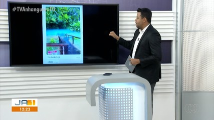 Telespectadora compartilha situação do rio Azuis
