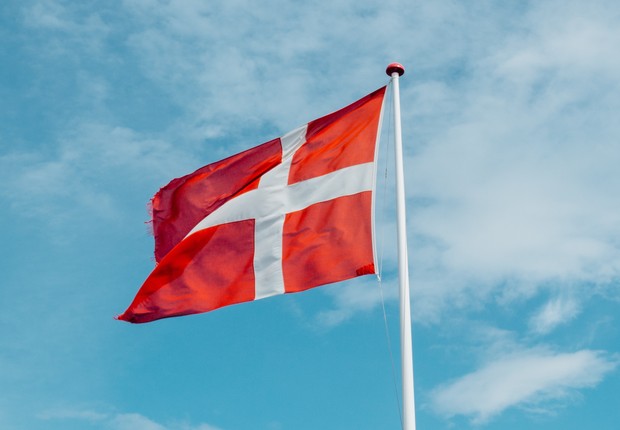 bandeira da Dinamarca (Foto: (Foto: Pexels))