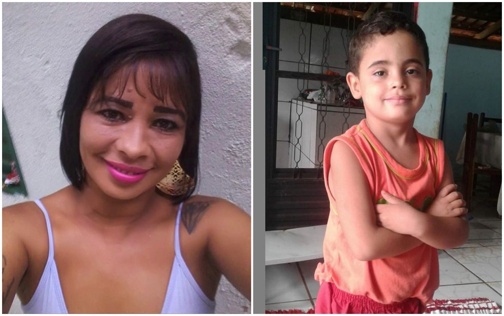 Mulher e criança são encontradas mortas em lote baldio, em Itapirapuã — Foto: Reprodução/Facebook
