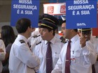 Trabalhadores do setor aéreo fazem protesto e atrasam voos 