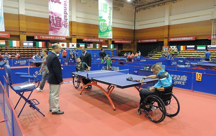 Bruno de Paula, tênis de mesa paralímpico (Foto: Divulgação CBTM)