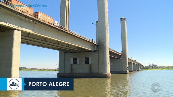 Embarcacao Atinge Pilar Da Ponte Do Guaiba Em Porto Alegre Icamento E Suspenso Por 10 Dias Rio Grande Do Sul G1