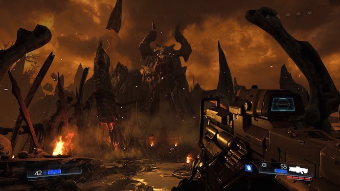 Doom tem animações tecnicamente perfeitas (Foto: Reprodução/Victor Teixeira)