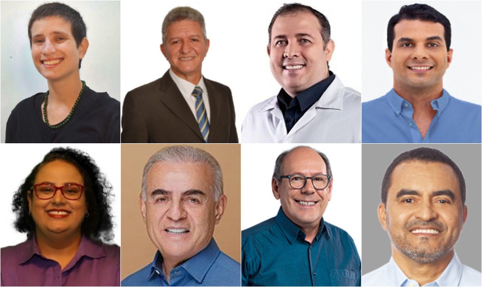 Candidatos ao governo do Tocantins em 2022 — Foto: Montagem/g1
