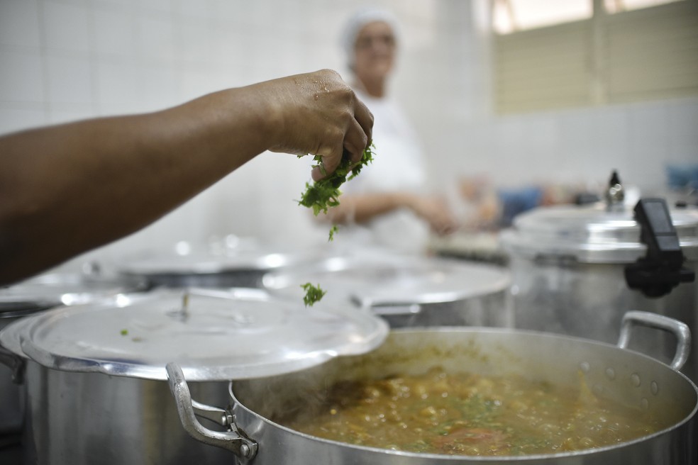 Merenda na escola pública do DF  — Foto: Andre Borges/Agência Brasília