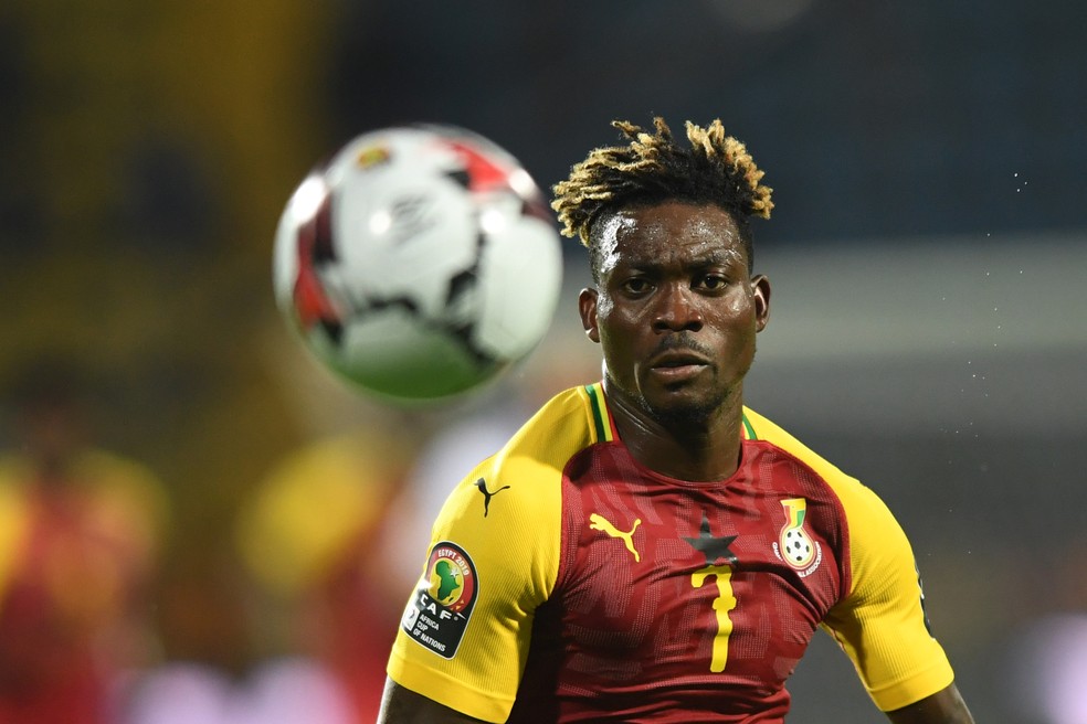 O jogador ganês Christian Atsu - Foto de 2019 — Foto: Ozan Kose/AFP