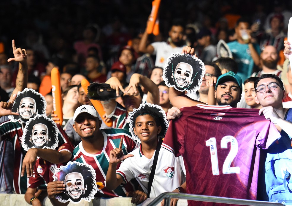 Torcida do Fluminense no Maracanã — Foto: André Durão