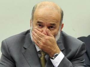 O tesoureiro do PT, João Vaccari Neto, é interrogado por parlamentares na CPI da Petrobras na Câmara dos Deputados, em Brasília (Foto: Luis Macedo/Câmara dos Deputados)