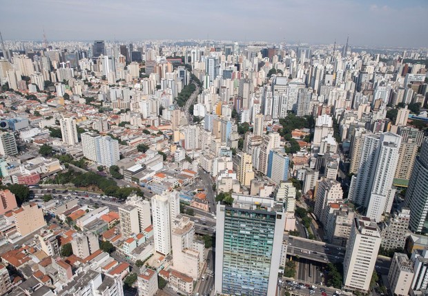 Vista aérea de São Paulo (Foto: Diogo Moreira/Divulgação Governo de São Paulo, via Agência Brasil)