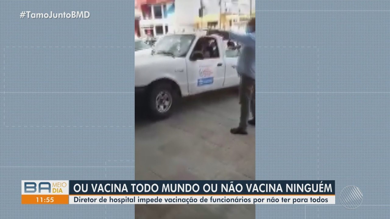 Diretor impede vacinação de equipes que atuam no único hospital de Covid-19 em Itaberaba