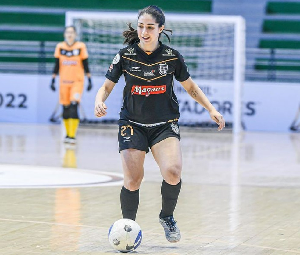 Jogadora de Futsal Pi Medeiros morreu em São Paulo  — Foto: Reprodução