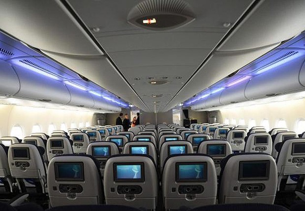 Cabine econômica de avião da British Airways ; setor aéreo ; aviação ; passageiros ;  (Foto: Paul Hackett/REUTERS)