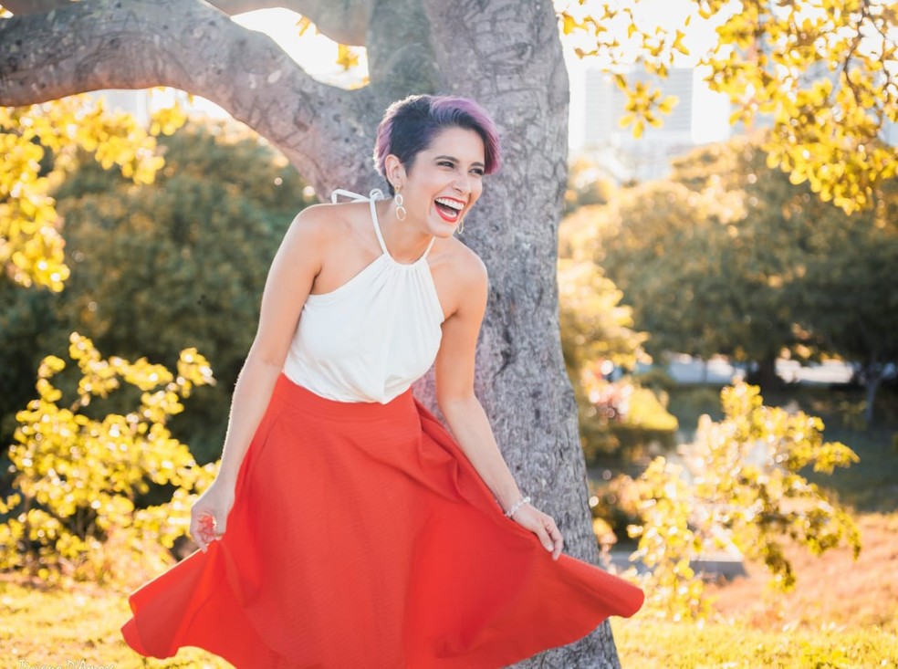 Cantora Priscila Matos lança CD com show no Teatro de Cultura Popular, em Natal — Foto: Ticiano D'Amore