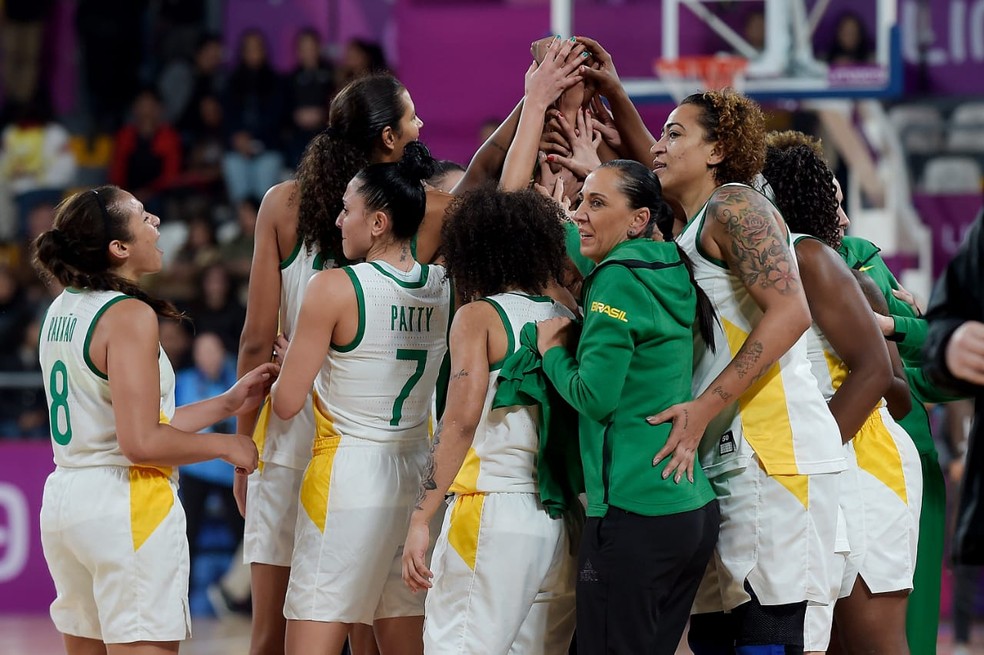 Brasil conquista o ouro no basquete feminino â?? Foto: Alexandre Loureiro/COB