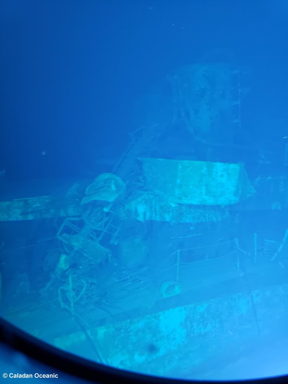 Navio de guerra encontrado a 7 mil metros de profundidade nas Filipinas — Foto: Reprodução/Twitter/Victor Vescoso