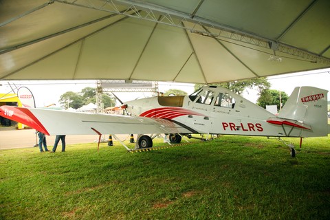 Setor de Aviação Agrícola - Avião agrícola da Aircraft do Brasil. Foto: Pierre Duarte/Ed Globo