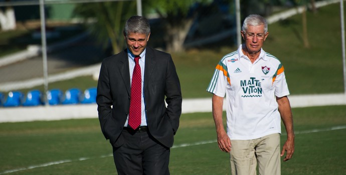 Peter Siemsen, Pedro Antônio Ribeiro da Silva (Foto: Bruno Haddad/Fluminense FC)