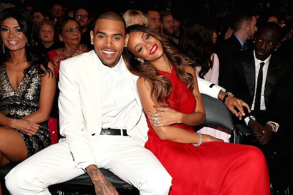 Chris Brown e Rihanna em foto de 2013 (Foto: Getty Images)
