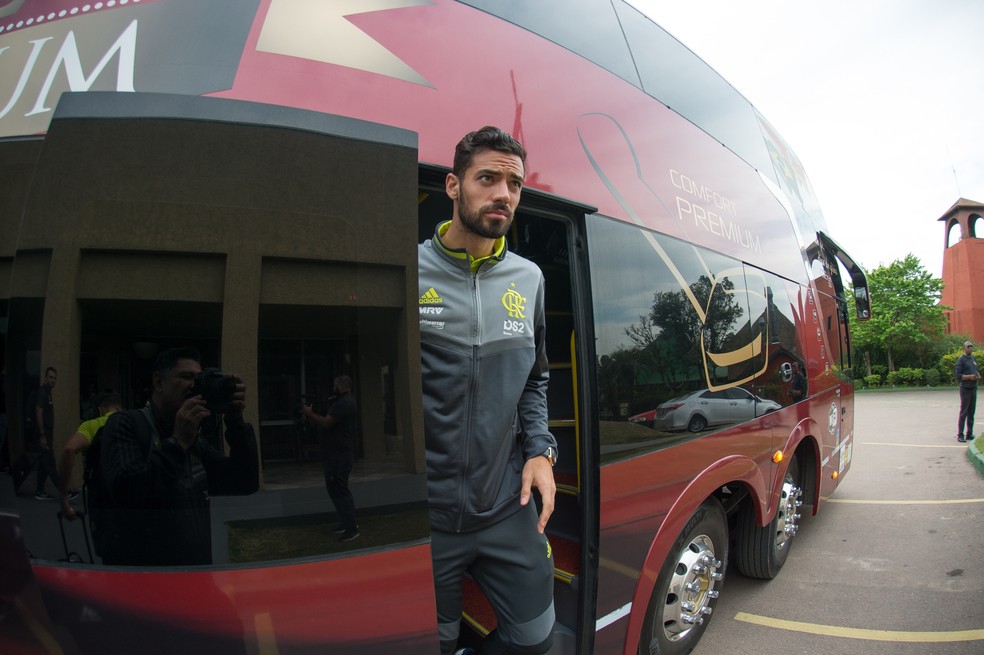 Pablo Mar&iacute;, zagueiro do Flamengo &mdash; Foto: Alexandre Vidal/Flamengo