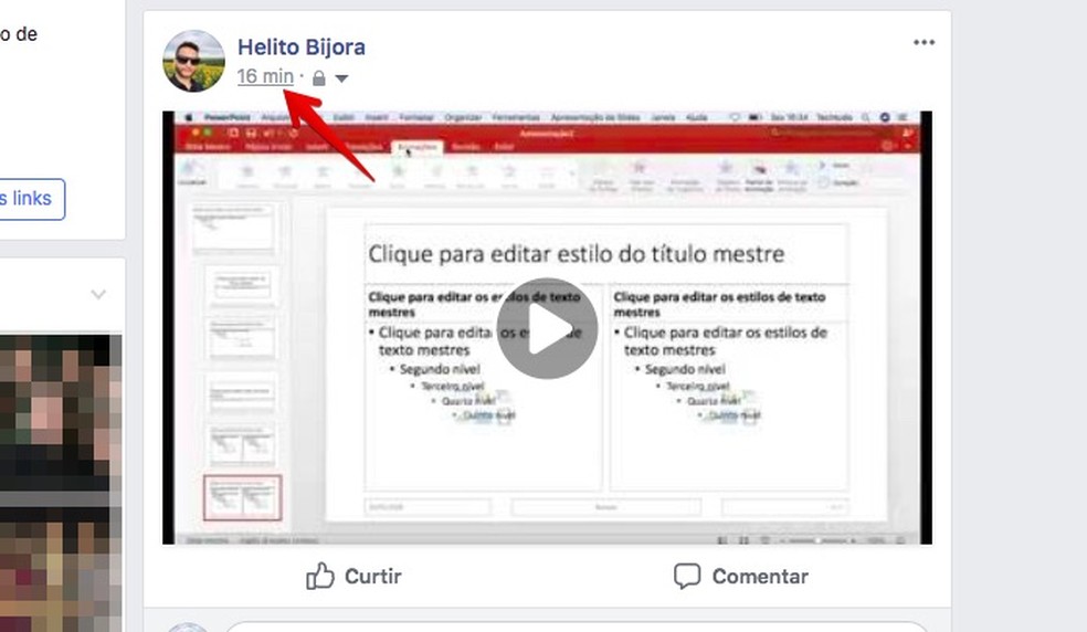 Abra o seu vídeo privado (Foto: Reprodução/Helito Bijora)