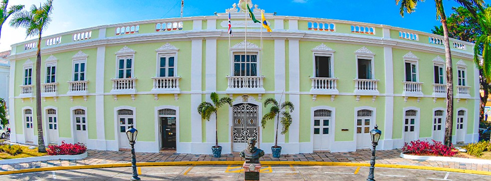 Sede da Prefeitura de São Luís, no Centro Histórico da capital.  — Foto: Divulgação / Prefeitura de São Luís