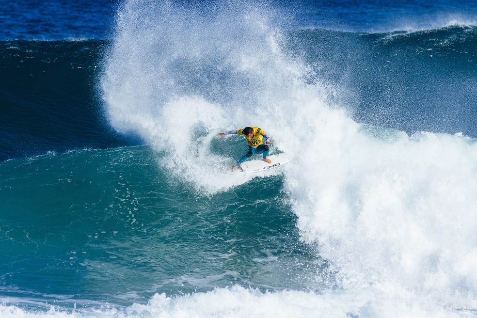 Filipe Toledo fica em 9º em Margaret River — Foto:  Matt Dunbar/WSL